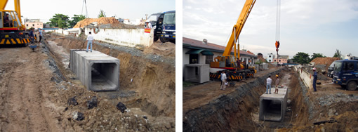 THI CÔNG HẠ TÀNG KỸ THUẬT KHU DÂN CƯ CITYLAND GÒ VẤP